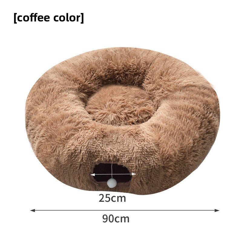 Round Tunnel Cat Nest Sleeping Mat