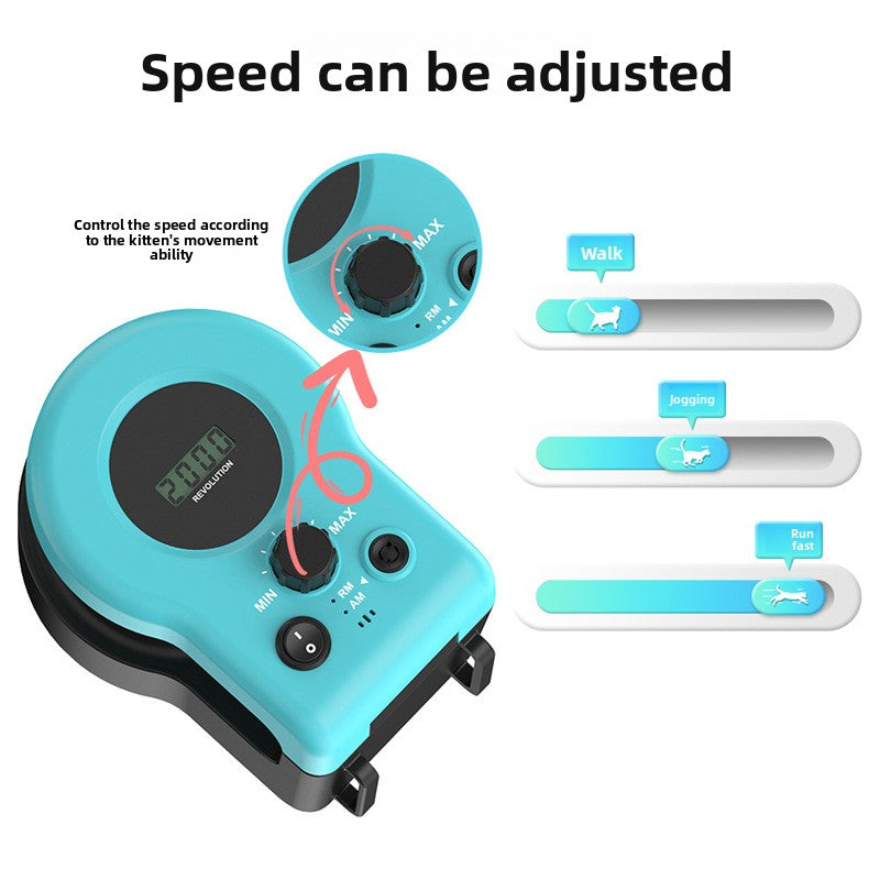 Interactive Feather Remote Control Cat Toy