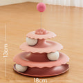 Interactive Cat Turntable Toy with Balls