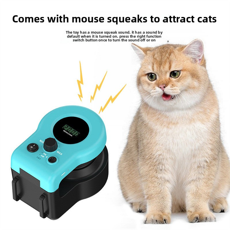 Interactive Feather Remote Control Cat Toy